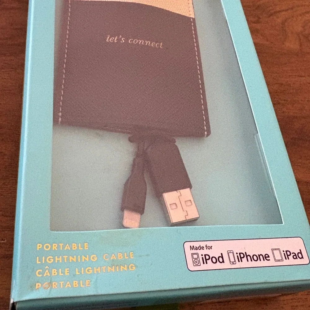 Kate Spade New York Portable Charger Lightning Cable - Lets‎ Connect New